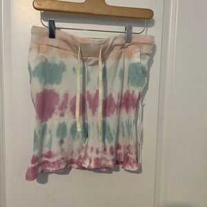 Girls tye dye shorts